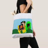 Lama Freude  Tasche (Von Nahem)