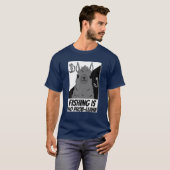 Lama Funny Funny Fisman Llama Lover T-Shirt (Vorne ganz)