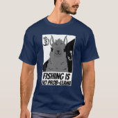 Lama Funny Funny Fisman Llama Lover T-Shirt (Vorderseite)