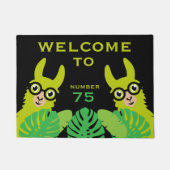 Lama Funny Novelty Fußmatte (Vorderseite)