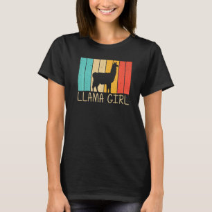 Lama für Mädchen Kinder Alpakabauer Zooaufseher Pe T-Shirt
