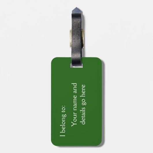 Lama Gepäckanhänger (Rückseite vertikal)