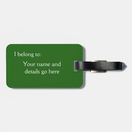 Lama Gepäckanhänger (Rückseite horizontal)