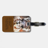 Lama Gepäckanhänger (Rückseite horizontal)