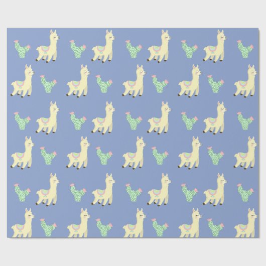 Lama Geschenkpapier (Flach)