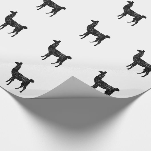 Lama Geschenkpapier (Ecke)