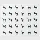 Lama Geschenkpapier (Flach)