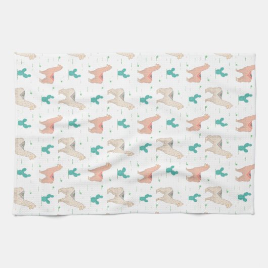 Lama Geschirrtuch (Horizontal)