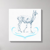 Lama Guanicoe Leinwanddruck (Vorderseite)