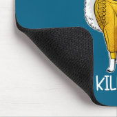 Lama hat gerade einen Mann getötet Lustiger Lama Mousepad (Ecke)