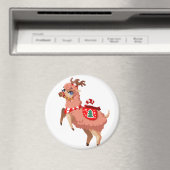 Lama im Weihnachtsmagnet Magnet (In Situ (Geschirrspüler))
