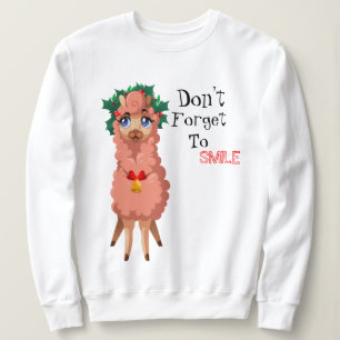 Lama in Christmas Sweatshirt