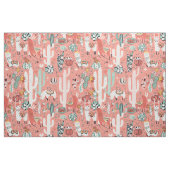 Lama in den Kaktusdschungeln Stoff (Fat Quarter (45,7 x 55,9 cm))