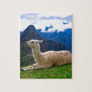 Lama in Machu Picchu Puzzle