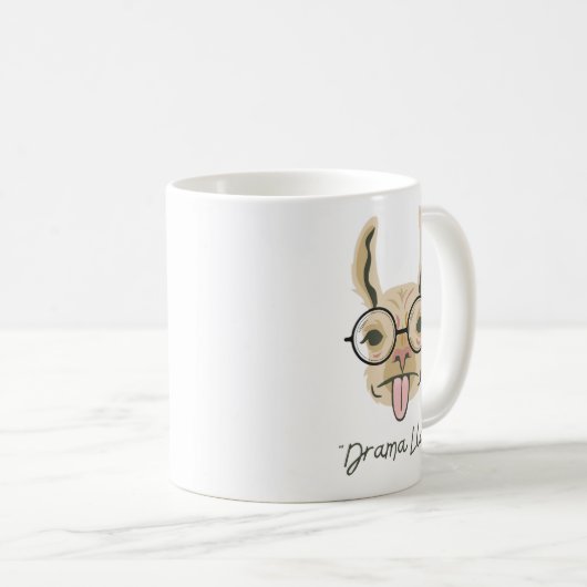 Lama Kaffeetasse (VorderseiteRechts)