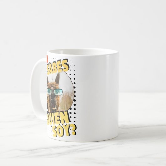 Lama Kaffeetasse (Vorderseite Links)