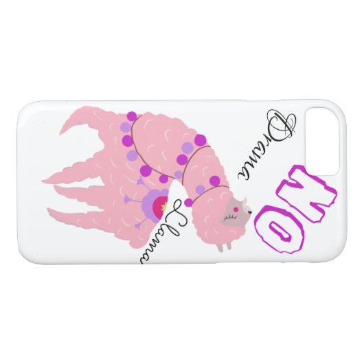 Lama kein Drama Case-Mate iPhone Hülle (Rückseite (Horizontal))