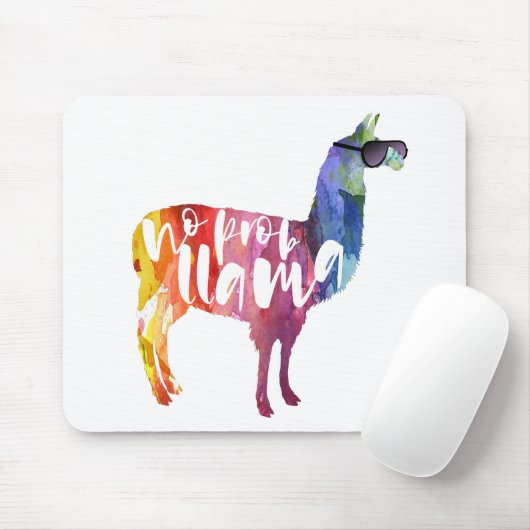 Lama. Kein Probllama. Kein Prob-Lama. Lustige Mousepad (Mit Mouse)