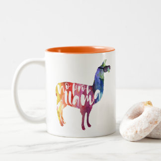 Lama. Kein Probllama. Kein Prob-Lama. Lustige Zweifarbige Tasse