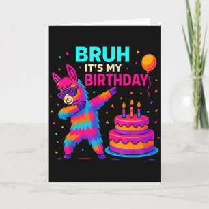 Lama-Kinder-Geburtstags-Shirt lustig Funny Bday-Pa Karte