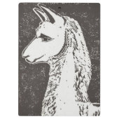 Lama-Klemmbrett Klemmbrett (Rückseite)