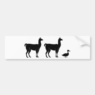 Lama, Lama, Ente Autoaufkleber