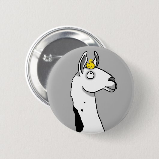 Lama-Lama… Ente? Button (Vorne & Hinten)