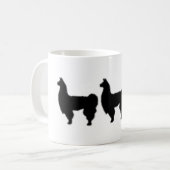 Lama-Lama-Ente Kaffeetasse (Vorderseite Links)