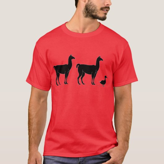 Lama, Lama, Ente T-Shirt (Vorderseite)