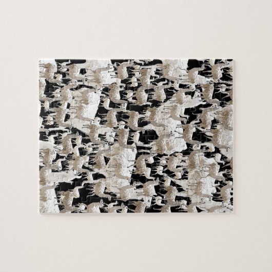 Lama-Lama und mehr Lamas Puzzle (Horizontal)