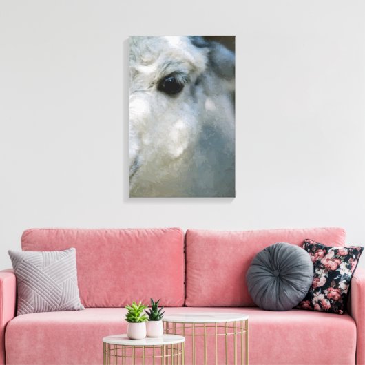 Lama Leinwanddruck (Insitu (Wohnzimmer))