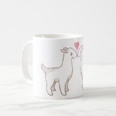 Lama-Liebe Kaffeetasse (Vorderseite Links)