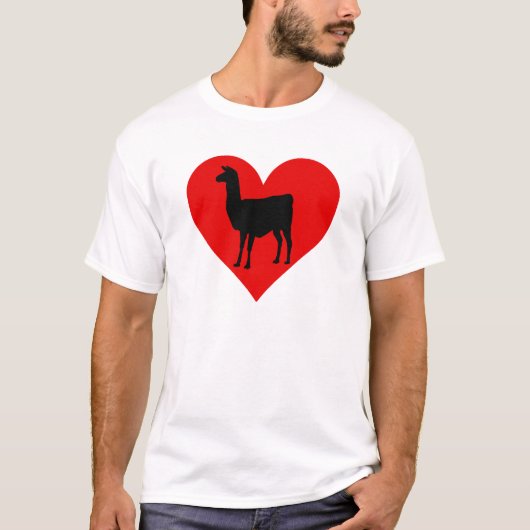 Lama-Liebe T-Shirt (Vorderseite)