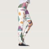 Lama-Liebe: Whimsisches Pattern Delight Leggings (Rechts)