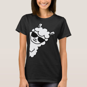 Lama Llama Lamaist Alpaca-Farm Kamelspucke T-Shirt