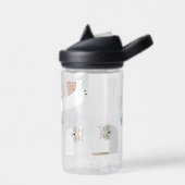 Lama lustige, farbenfrohe Kinder Trinkflasche (Links)