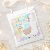 Lama lustiger, farbenfroher Kindergeburtstag Geschenktütchen (Ausgeschnitten)