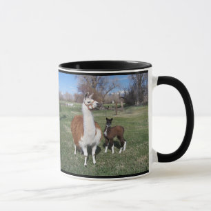 Lama Mama und Llama Baby Tasse