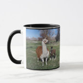 Lama Mama und Llama Baby Tasse (Links)