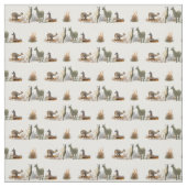 Lama Meadow Fabric (Farbe auswählen) Stoff (Muster)