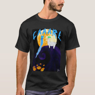 Lama mit Hüten  Halloween Edit carl was hast du  T-Shirt