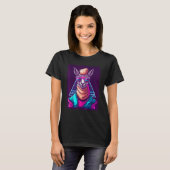 Lama mit Sonnenbrille T-Shirt (Vorne ganz)