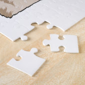 Lama mit weißen Blüten Puzzle (Seite)