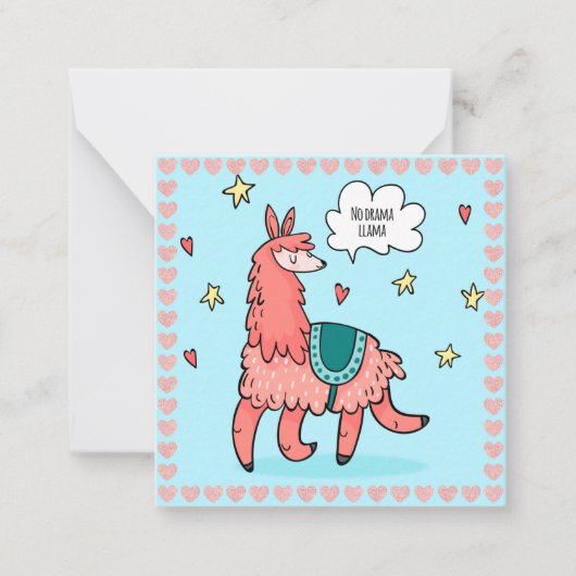 Lama Mitteilungskarte (Vorderseite)