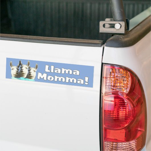 Lama Momma Autoaufkleber (Auf Lkw)