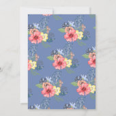 Lama Momma Baby Dusche Einladungen (Rückseite)