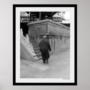 Lama-Mönchsschrift Poster