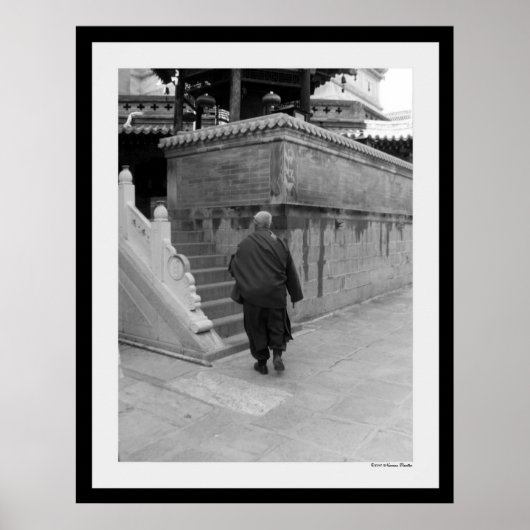 Lama Monk Print Poster (Vorne)