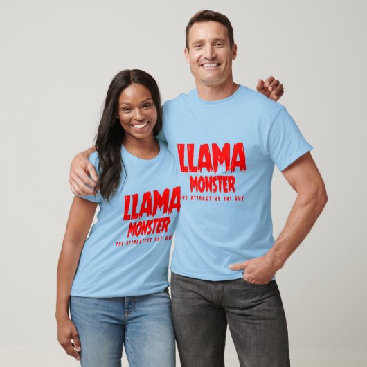 Lama Monster (der attraktive fette Typ) T-Shirt (Unisex)