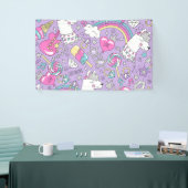 Lama-Muster 1 Banner (Messeveranstaltung)